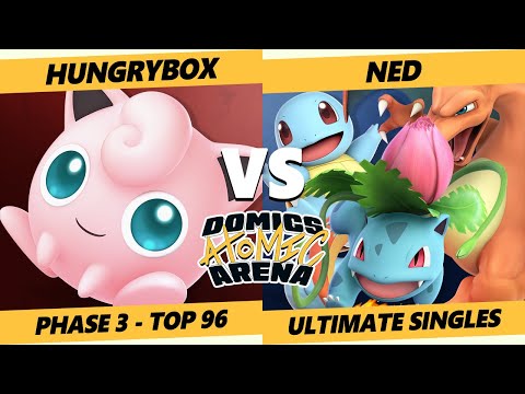 Domics Atomic Arena SSBU - TL | Hungrybox (Jigglypuff) Vs. Ned (Pokemon Trainer) Ultimate Top 96