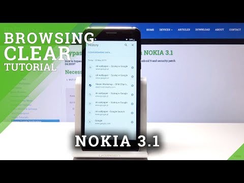 How to Clear Browsing Data in NOKIA 3.1 - Delete History & Cookies