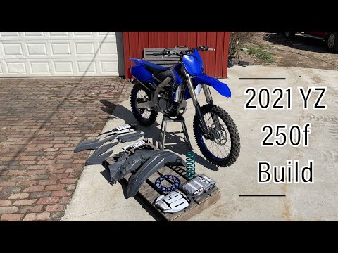 Upgrading My 2021 YZ250f  l Plastics, Sprocket, Suspension, Seat Cover