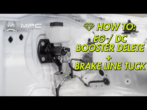 HOW TO: EG / DC BOOSTER DELETE & BRAKE LINE TUCK KIT INSTALL - MPC "ENGINE BAY TUCK KIT" WILWOOD MC