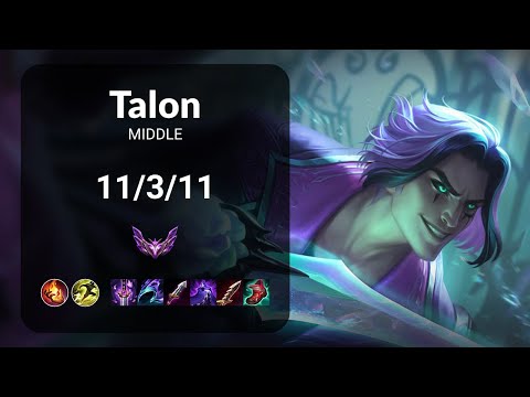 Talon vs Corki MIDDLE - KR  Patch 15.9