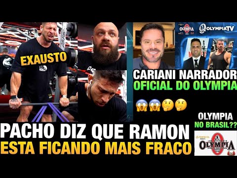 RAMON ESTÁ EXAUSTO: FORÇA CAINDO E PACHO SENDO FUNDAMENTAL + CARIANI NARRADOR OFICIAL DO OLYMPIA