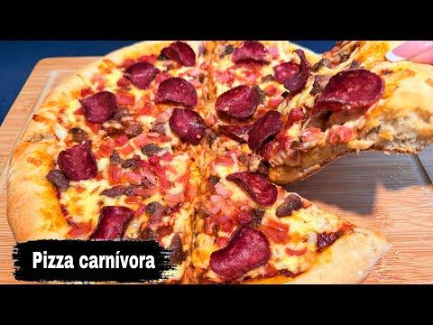 Irresistible recipe for the best meat lover's pizza | all meat pizza