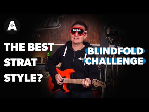 The Captains Blindfold Strat Challenge!! Andertons Music Co.