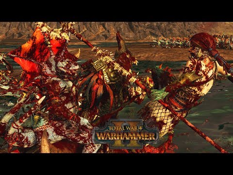 TEHENAUIN vs ARANESSA - Vampire Coast vs Lizardmen // Total War: Warhammer II Online Battle