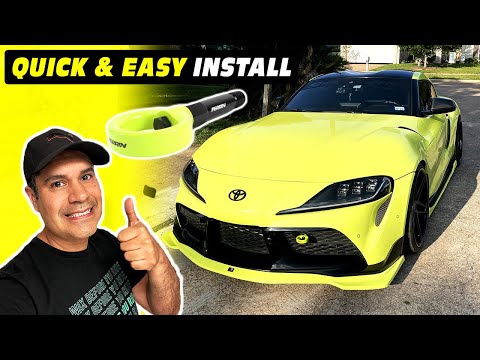 QUICK & EASY How to install Front TOW Hook SUPRA Mk5 - PERRIN