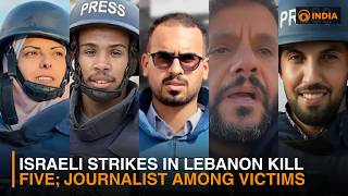 Israeli Strikes in Lebanon Kill Five; Journalist Among Victims & more news | DD India Live | 7 AM