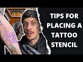 How To Apply A Perfect Tattoo Stencil