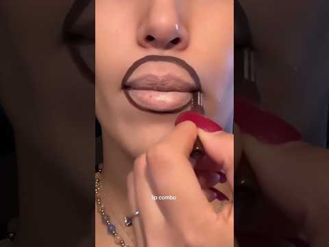 lip combo Overlining *By Assiaps*#makeup #shorts #trending