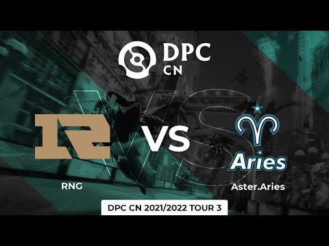 RNG vs Aster.Aries | Game 2 | Dota Pro Circuit China - Division I Tour 3