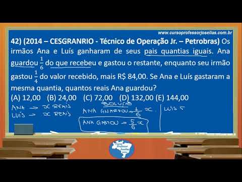 QUESTÃO 42   MATEMÁTICA   CESGRANRIO