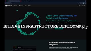 Step 1. Deploying BitDive Infrastructure in Just 9 Minutes