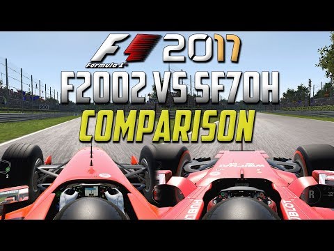 ✅ | F1 2017 Comparison | Ferrari 2002 VS Ferrari 2017 Monza!!