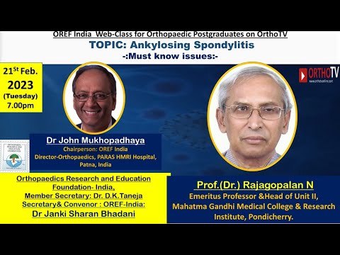 OREF Web-class for Orthopaedic Postgraduates on OrthoTV – Tibial Plafond Fracture/ Pilon Fractures