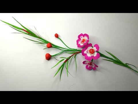 How to Make Wax Flowers From Crepe Paper | Art and Craft Handmade | Papers Flowers