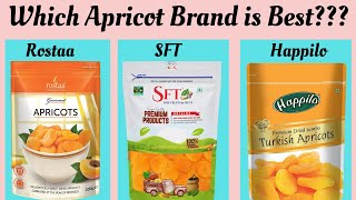 Top 3 Apricot Brand in India | Comparison of the top 3 Most selling Apricot brands on Amazon lखुमानी