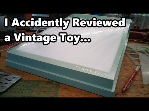 1960's Draft-a-Plan Backlit "Drafting" Table...