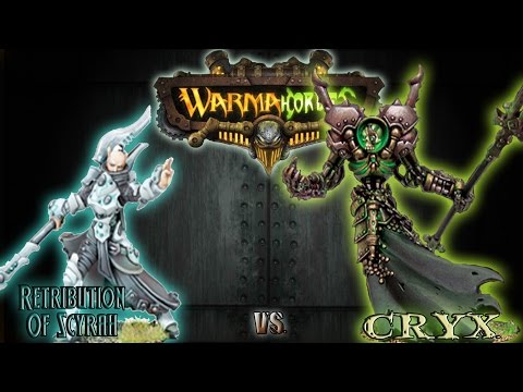 Warmachine & Hordes - Retribution of Scyrah (Helynna) vs. Cryx (Asphyxious 1) - 75pt Battle Report
