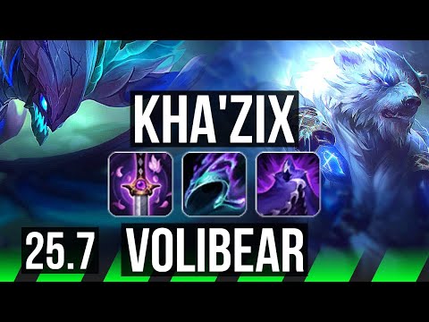 KHA'ZIX vs VOLIBEAR (JGL) | EUW Master | 25.7