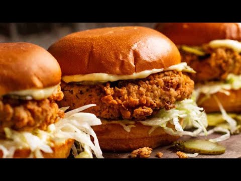 HK's Ultra Crispy Chicken Burger