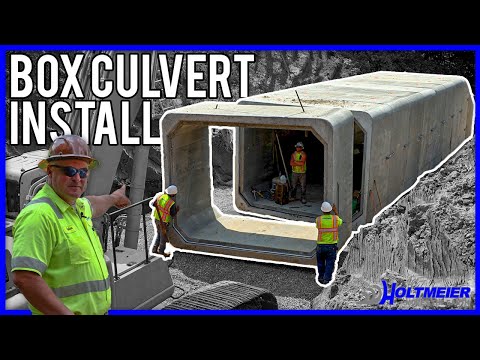 Kerns Drive Box Culvert Install