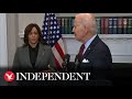 Joe Biden mistakenly calls Kamala Harris 'president'