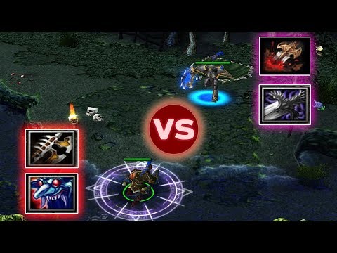 DOTA TROLL WARLORD vs MORTRED (LATE GAME FIGHT)
