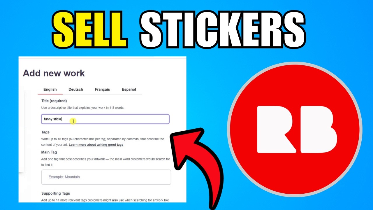 How To Sell Stickers On Redbubble (2026) (Best Method)