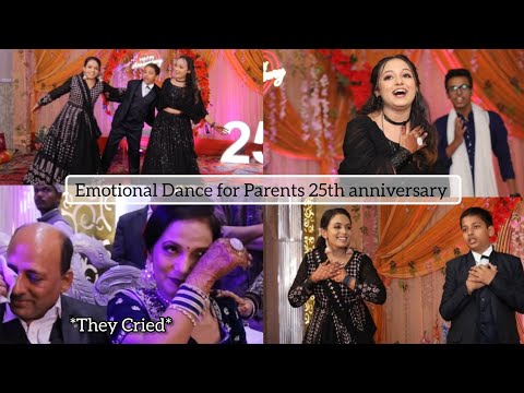 Emotional Dance for parents 25th Anniversary 🫀* They Cried*/ Yashita Nagpal