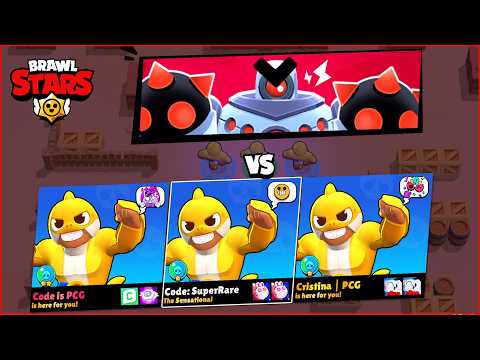 Boss Fight Triple Same Brawlers - El Baby Shark , Mecha Edgar , Golden Doug  reach insane 16 ?