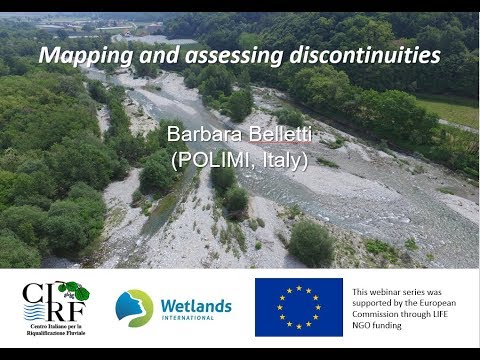 Restoring river continuity - Webinar: Mapping and assessing discontinuities