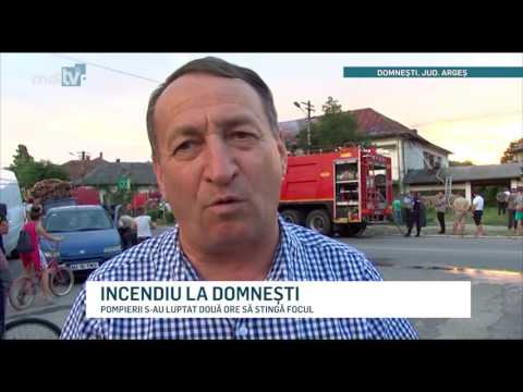 INCENDIU LA DOMNESTI