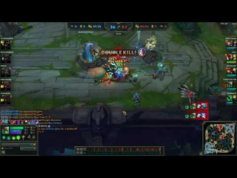 Twitch lifesteal tank 2v5 to victory!