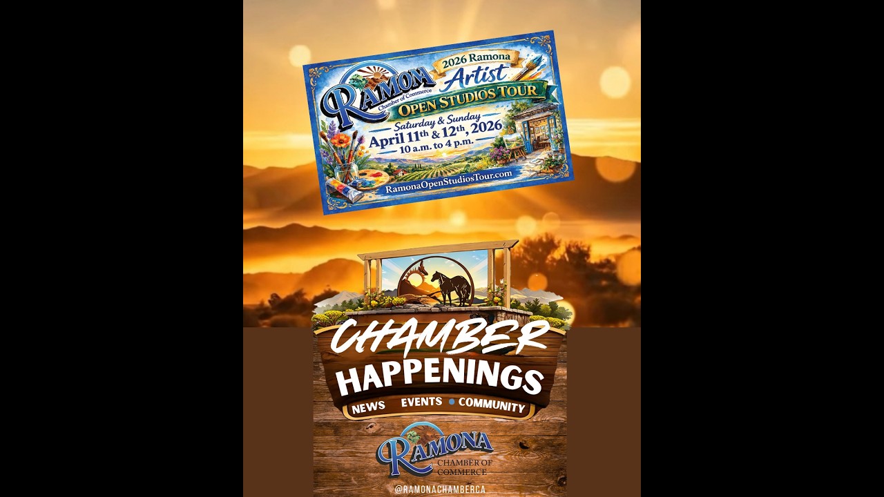 04-08-2026 Chamber Happenings FB - Ramona Artist Open Studios Tour