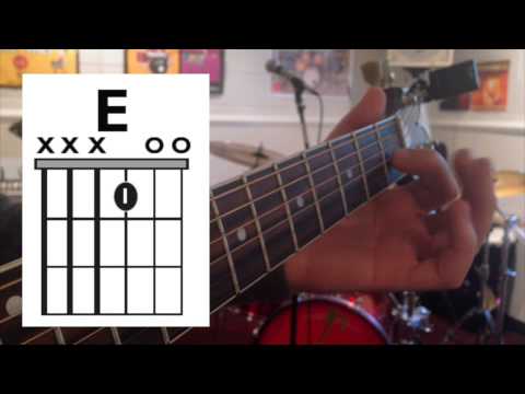 Jingle Bell Rock - One Finger/Three String Chord Guitar Lesson