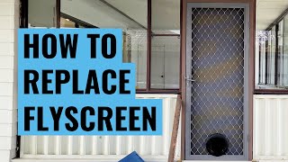 How to replace/install Flyscreen Mesh  |  DIY