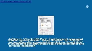 PL330-How to install printer driver on Window