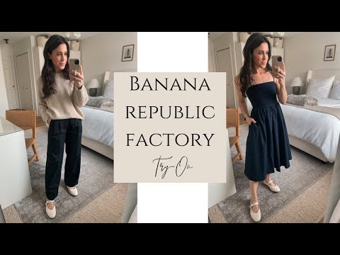 Banana Republic Factory Try-On Haul