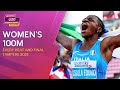 A Star Is Born EVERY Heat Final Of The Women S 100m Tampere 2025