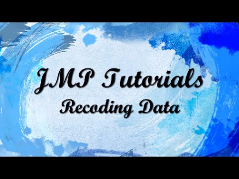 Jmp 12 Tutorials Recoding Data