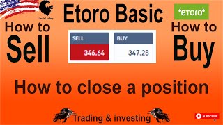 Buy - Sell and close a position - Etoro basic