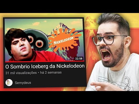 Pai Troll reagindo ao SOMBRIO ICEBERG DA NICKELODEON