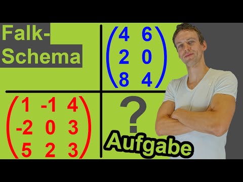 Falk-Schema - multiplizieren von Matrizen | Übunsgaufgaben mit Lösungen | Rechnen mit Matrizen #9