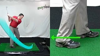 Golf Instruction Video: Better shoulder turn with the Staggered Stance Drill