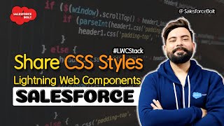 Share CSS Style Rules in Lightning Web Components Salesforce | LWC Stack ☁️⚡️