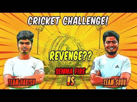 Aiyo Paavam Subu! Ipadi OUT aayitaane!😳😂 | Brother's Challenge - Cricket Match🔥