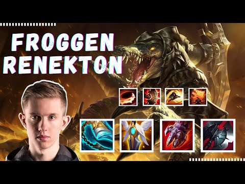 Froggen Renekton Mid VS Qiyana #Renekton #Gameplay