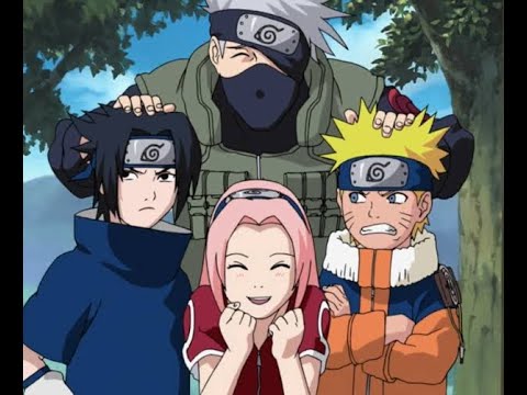Team 7 Meet Kakashi For The First Time. Naruto Uzumaki, Sasuke Uchiha & Sakura Haruno