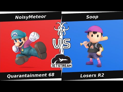 Quarantainment 68 Losers R2 - NoisyMeteor (Mario) Vs Soop (Ness) - SSBU