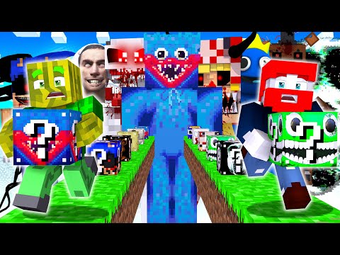 EPIC MINECRAFT CHAOS! LUCKY BLOCK EXPLOSIONS!! 😱